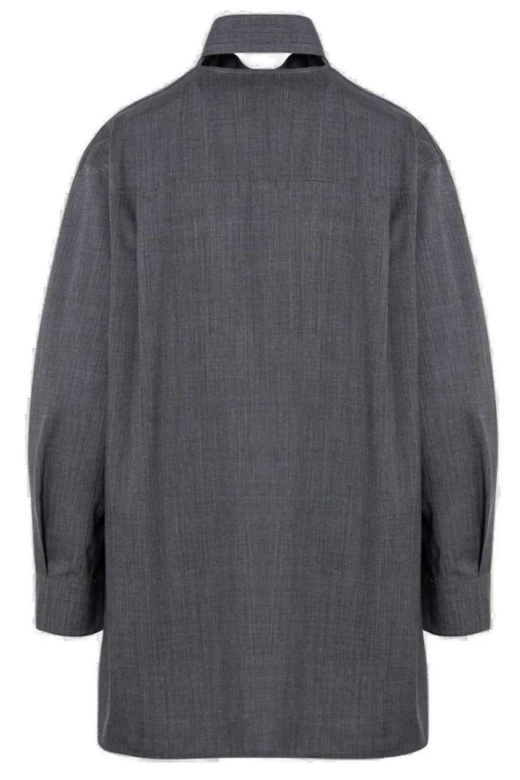 Jil Sander	Straight Hem Long-Sleeved Blouse