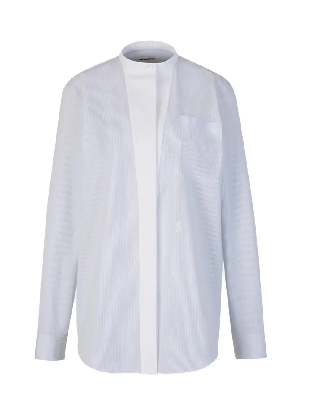 Jil Sander Striped Long-Sleeved Shirt