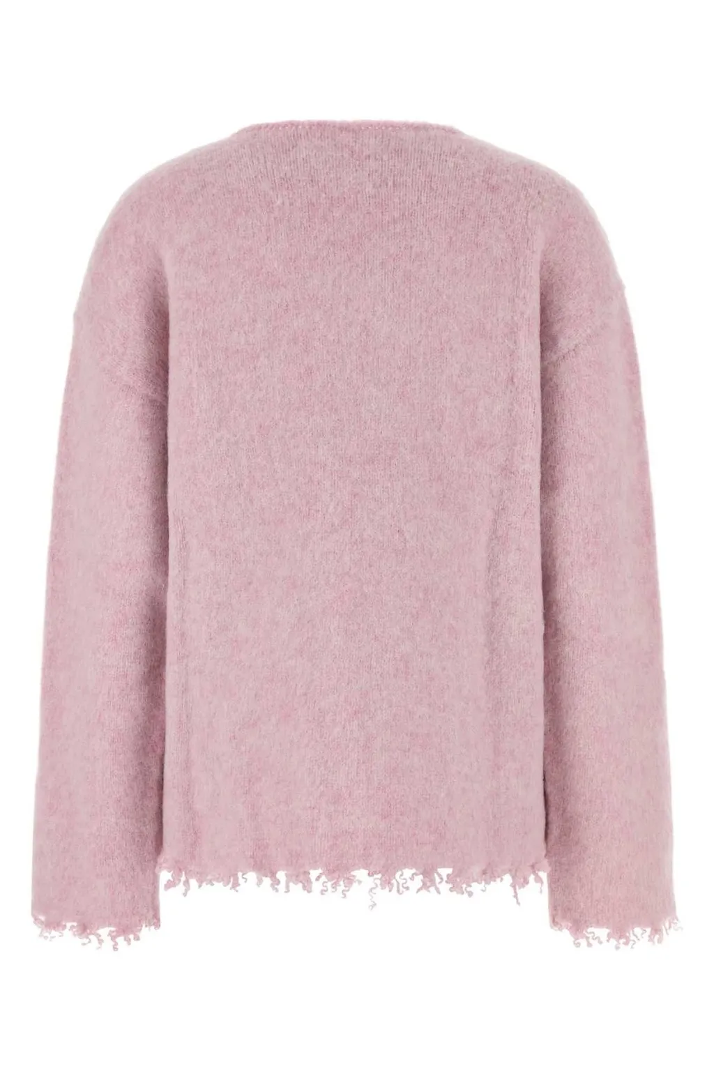 Jil Sander Frayed Edge Boat-Neck Jumper