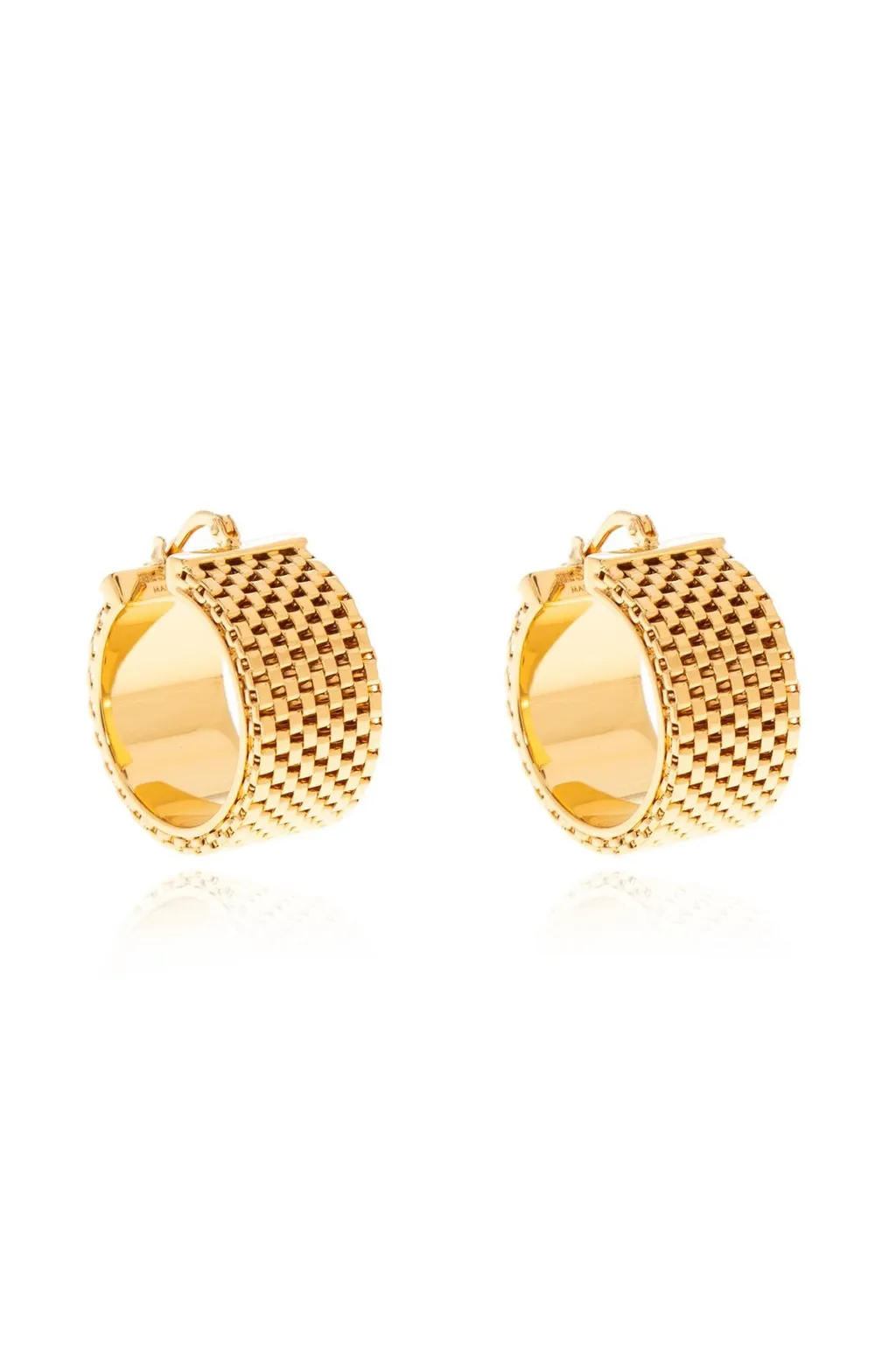Jil Sander Logo-Engraved Earrings