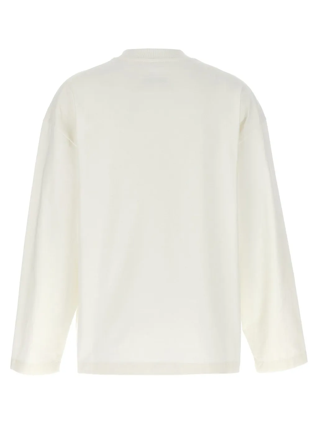 Jil Sander Logo Printed Long-Sleeved T-Shirt