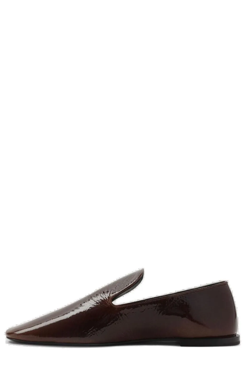 Jil Sander Wrinkled Flat Moccasins