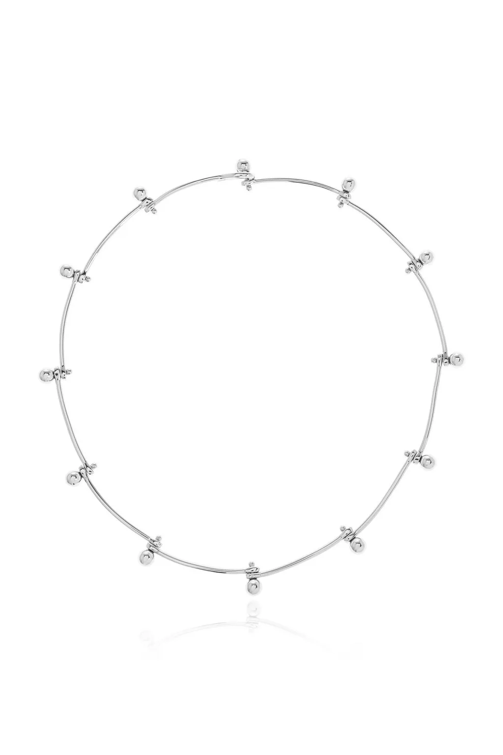 Jil Sander Logo Engraved Necklace