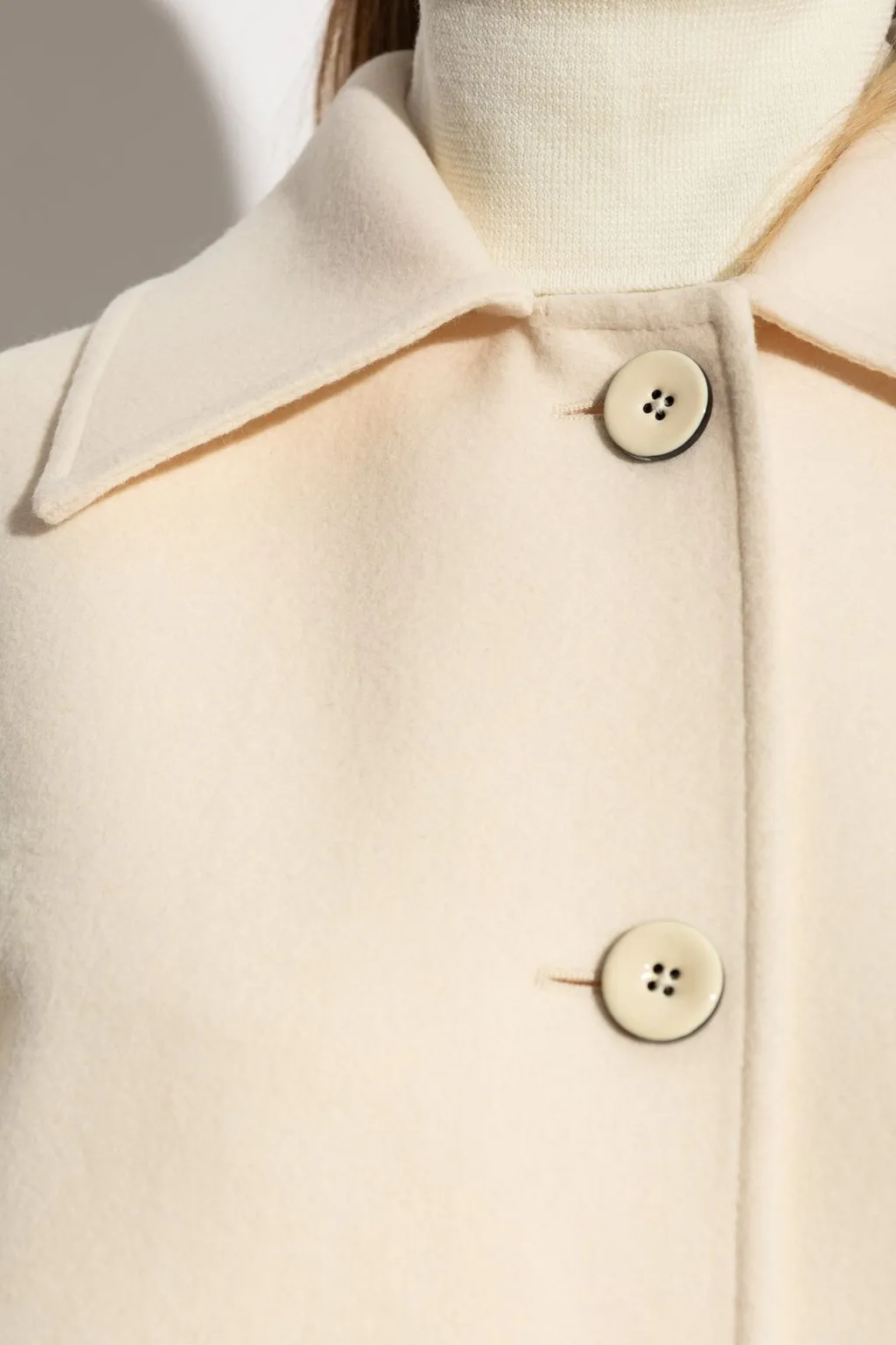 Jil Sander Buttoned Mid-Length Coat