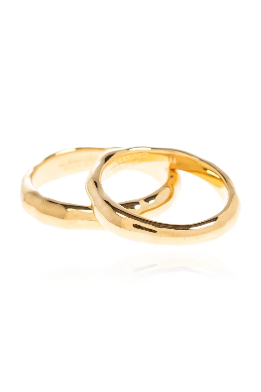Jil Sander Logo Engraved Ring Set
