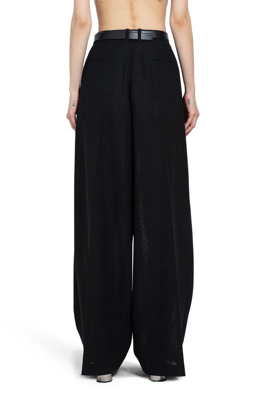 Jil Sander Belted Pleated Trousers