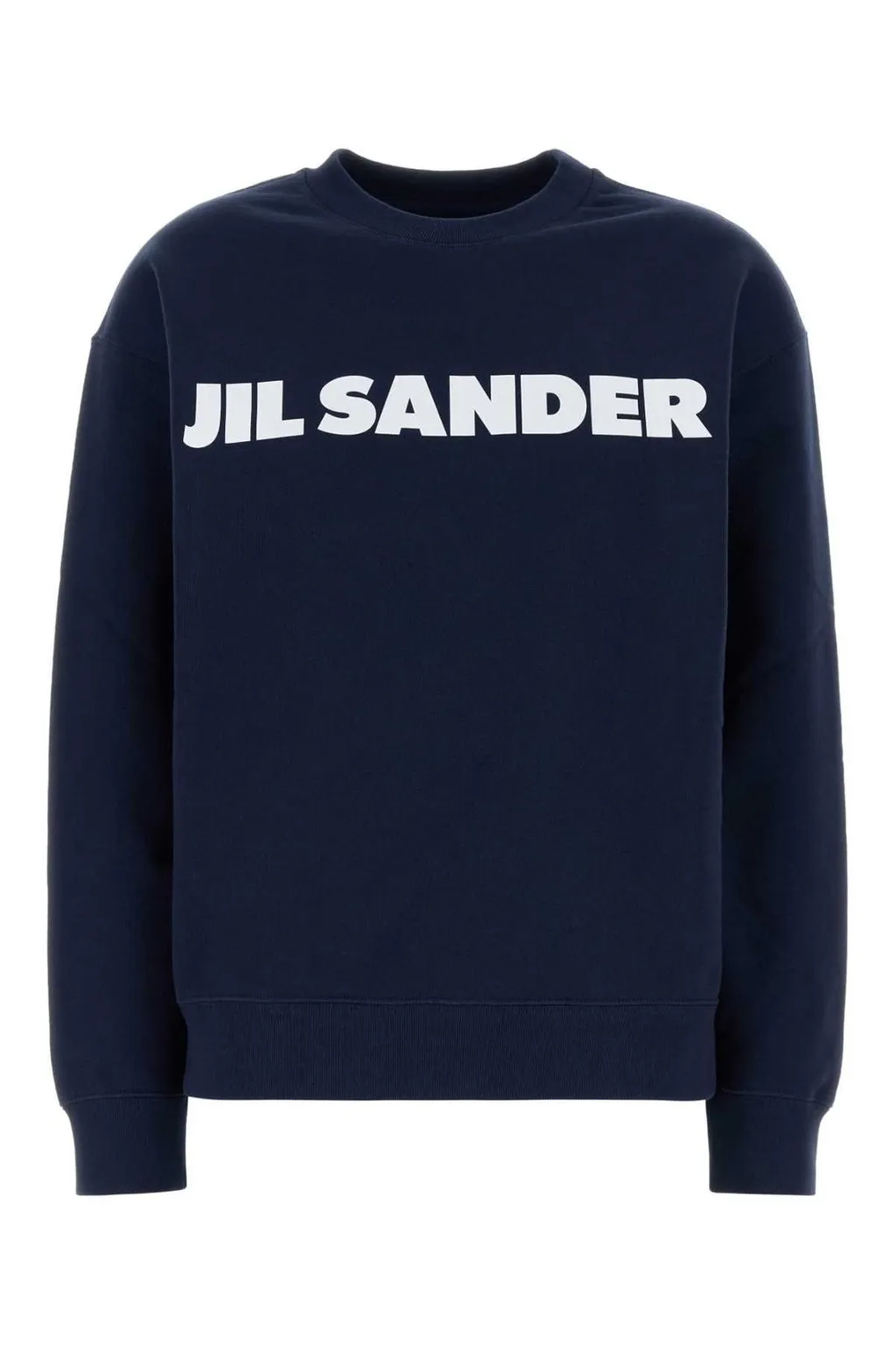 Jil Sander Logo Printed Crewneck Sweatshirt