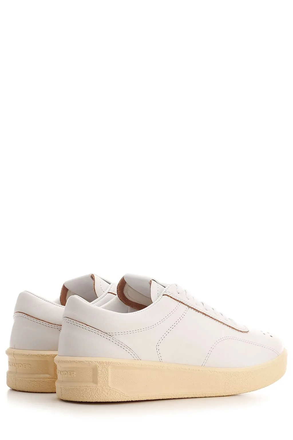Jil Sander Perforated Detail Low-Top Sneakers