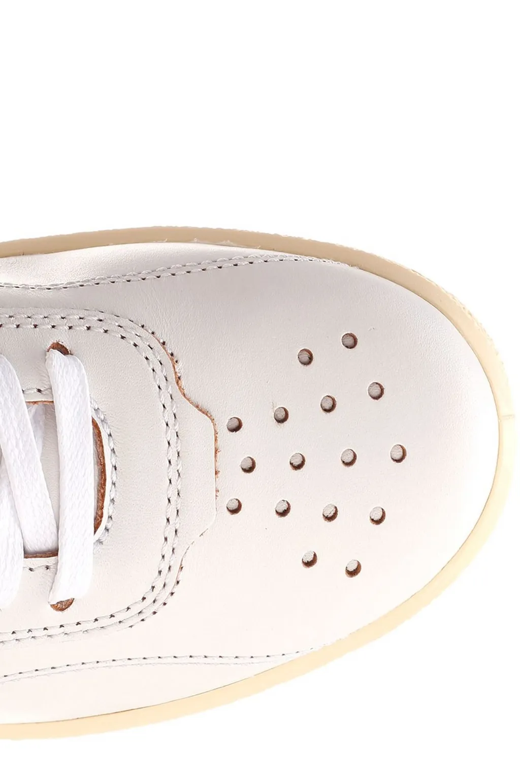 Jil Sander Perforated Detail Low-Top Sneakers