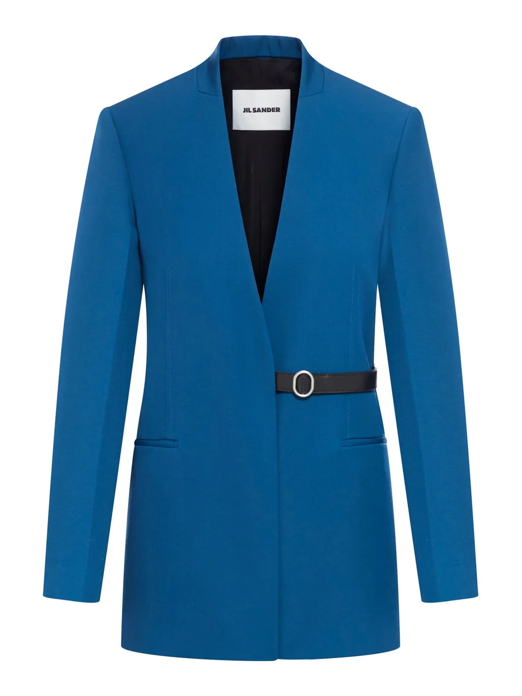 Jil Sander V-Neck Belted Tailored Blazer