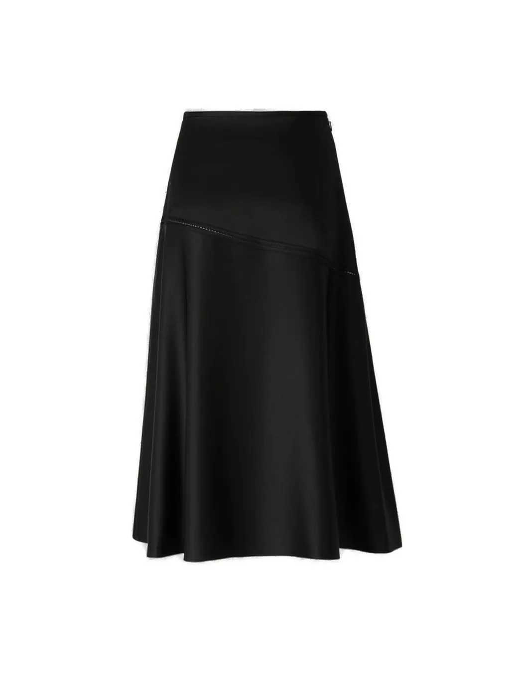 Jil Sander High-Waist Asymmetric Midi Skirt