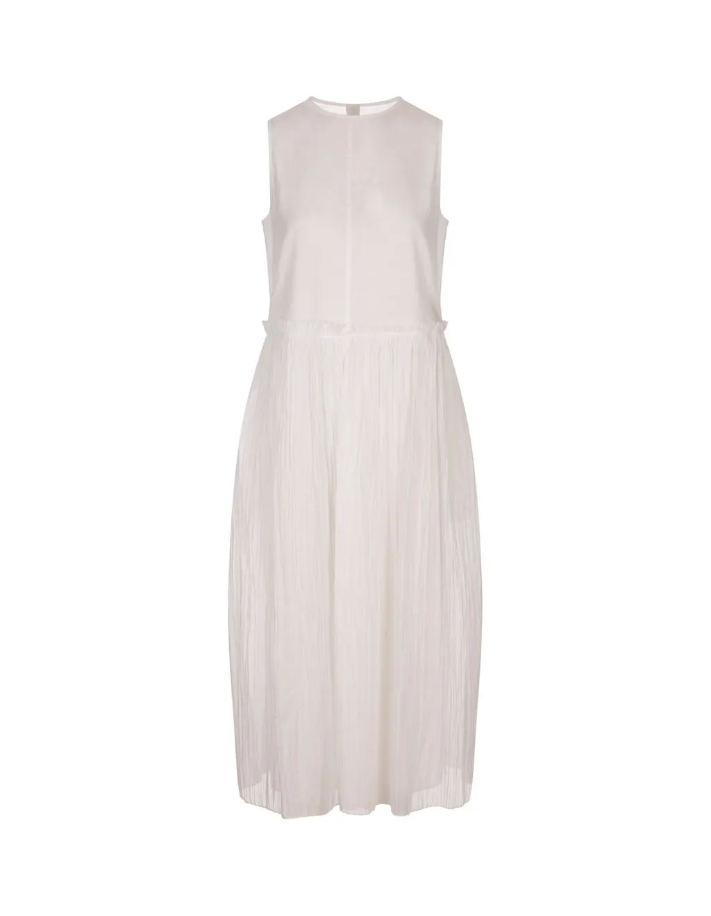 Jil Sander Muslin Pleated Dress