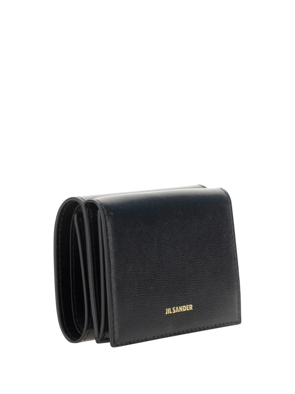 Jil Sander Logo Detailed Tri-Fold Wallet