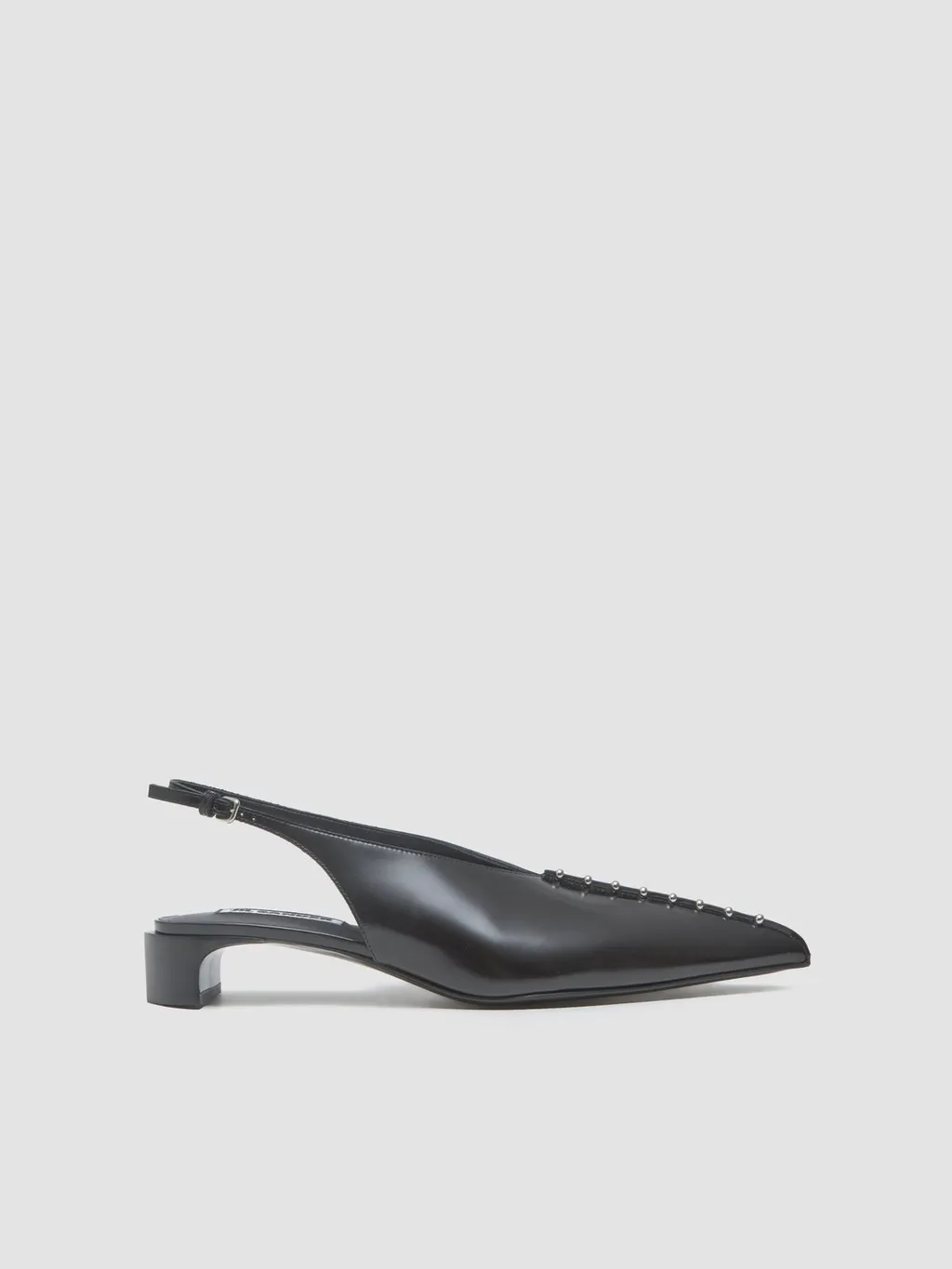 Jil Sander Pearl-Detail Slingback Pumps
