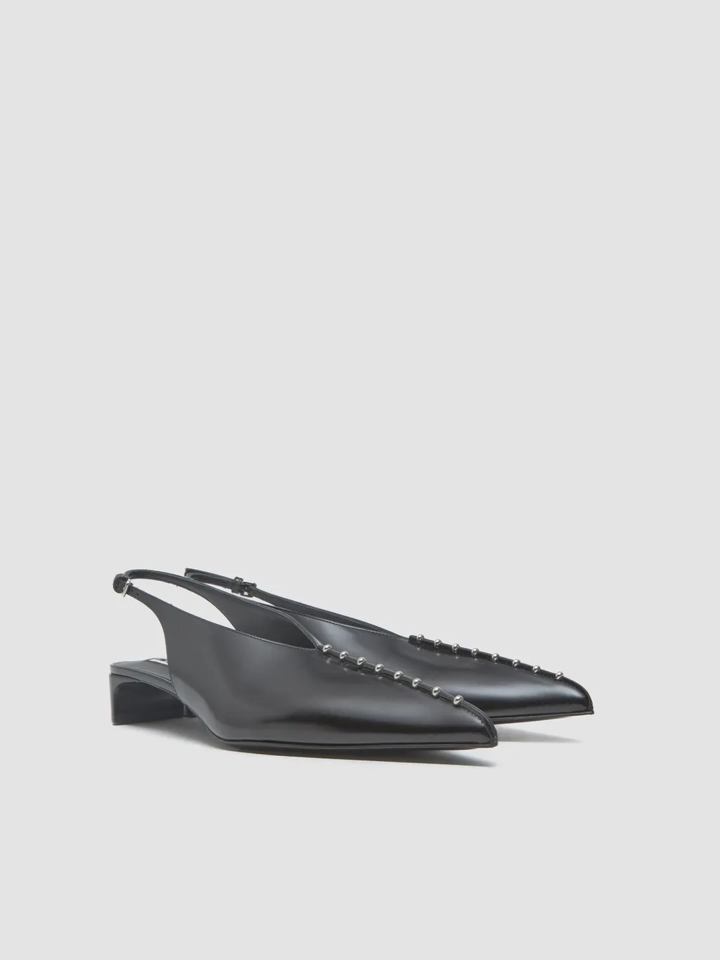 Jil Sander Pearl-Detail Slingback Pumps