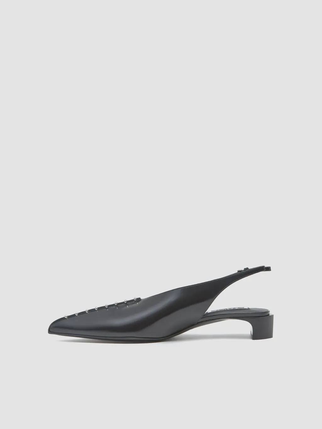 Jil Sander Pearl-Detail Slingback Pumps