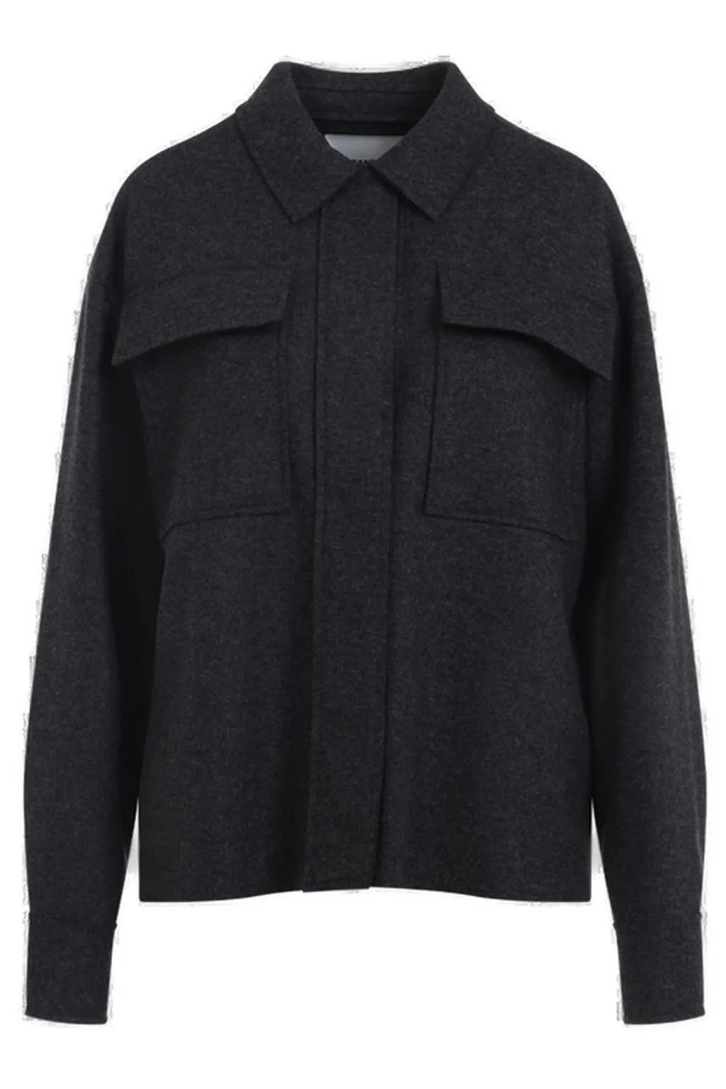 Jil Sander Pocket Detailed Straight Hem Shirt