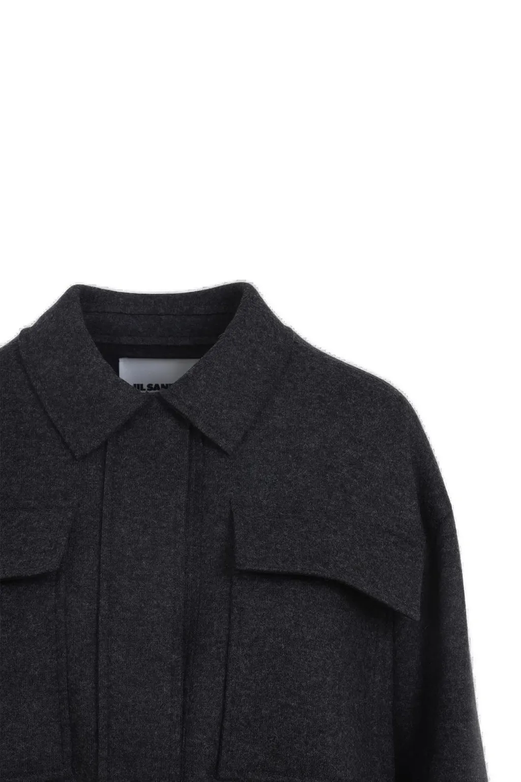 Jil Sander Pocket Detailed Straight Hem Shirt