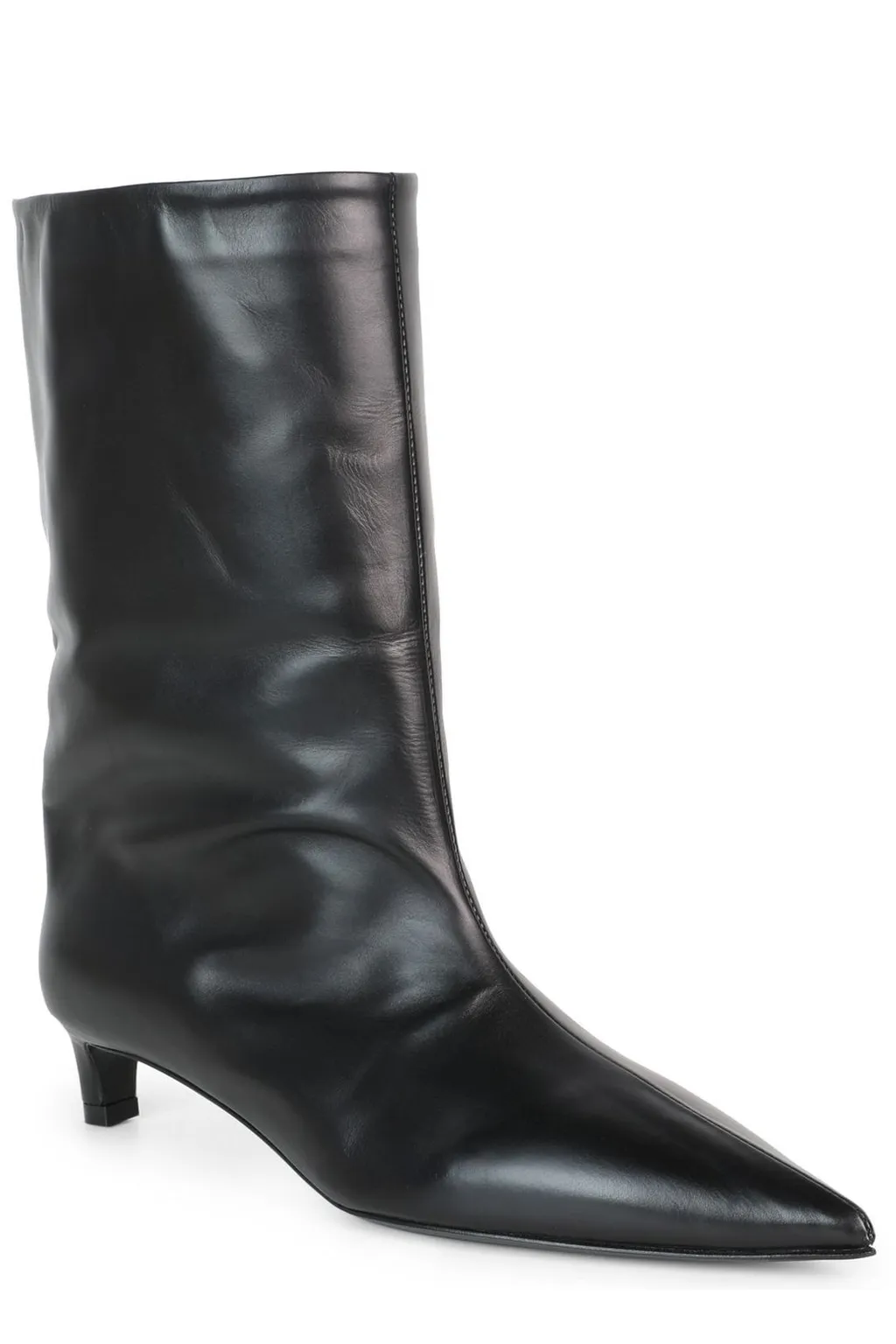 Jil Sander Pointed-Toe High Ankle Boots