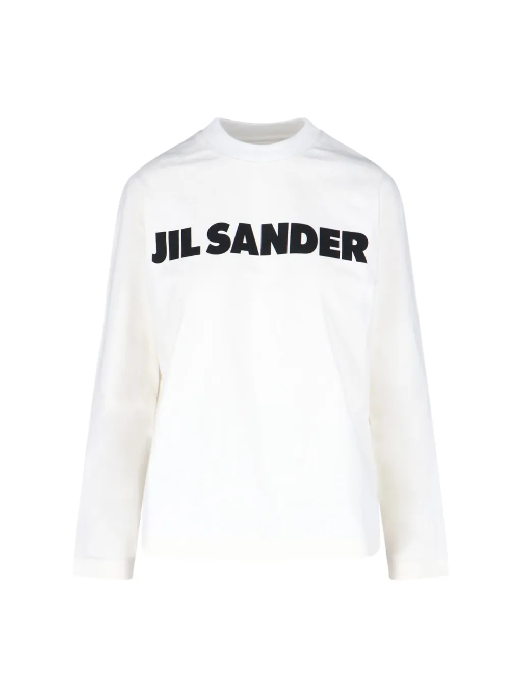 Jil Sander Logo Printed Long-Sleeved T-Shirt