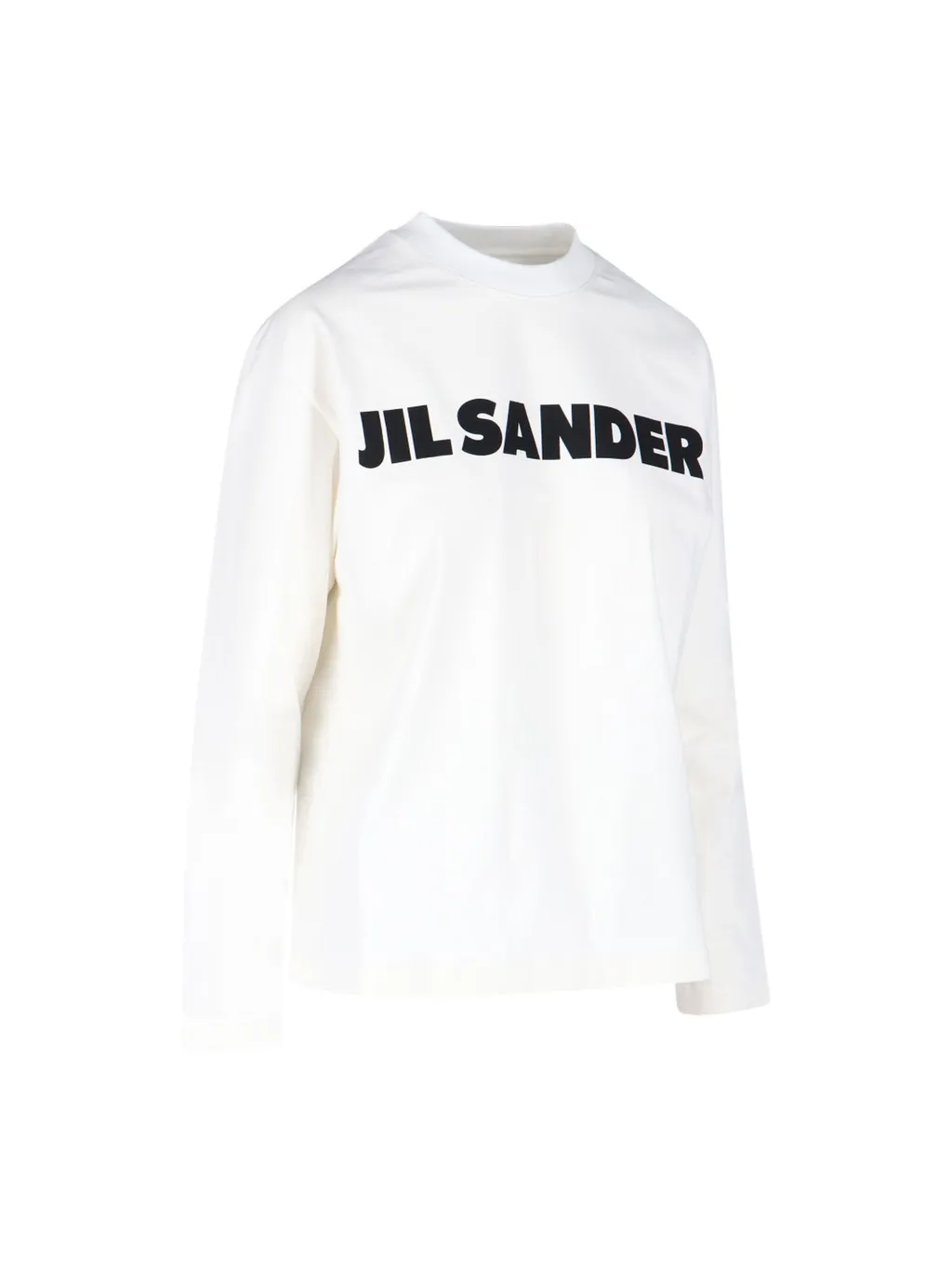 Jil Sander Logo Printed Long-Sleeved T-Shirt