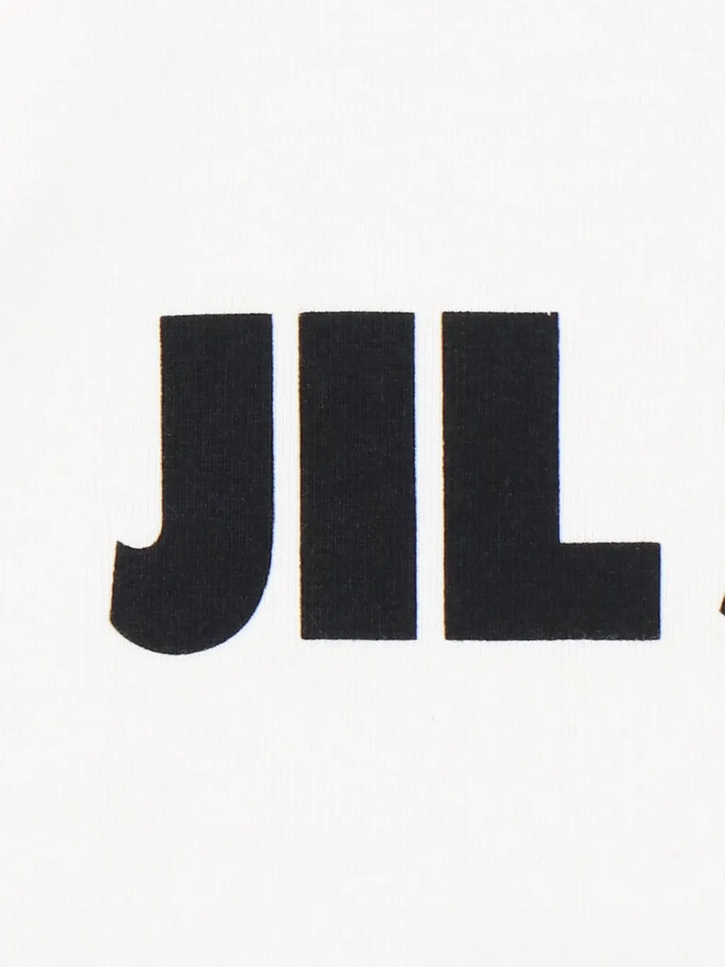 Jil Sander Logo Printed Long-Sleeved T-Shirt