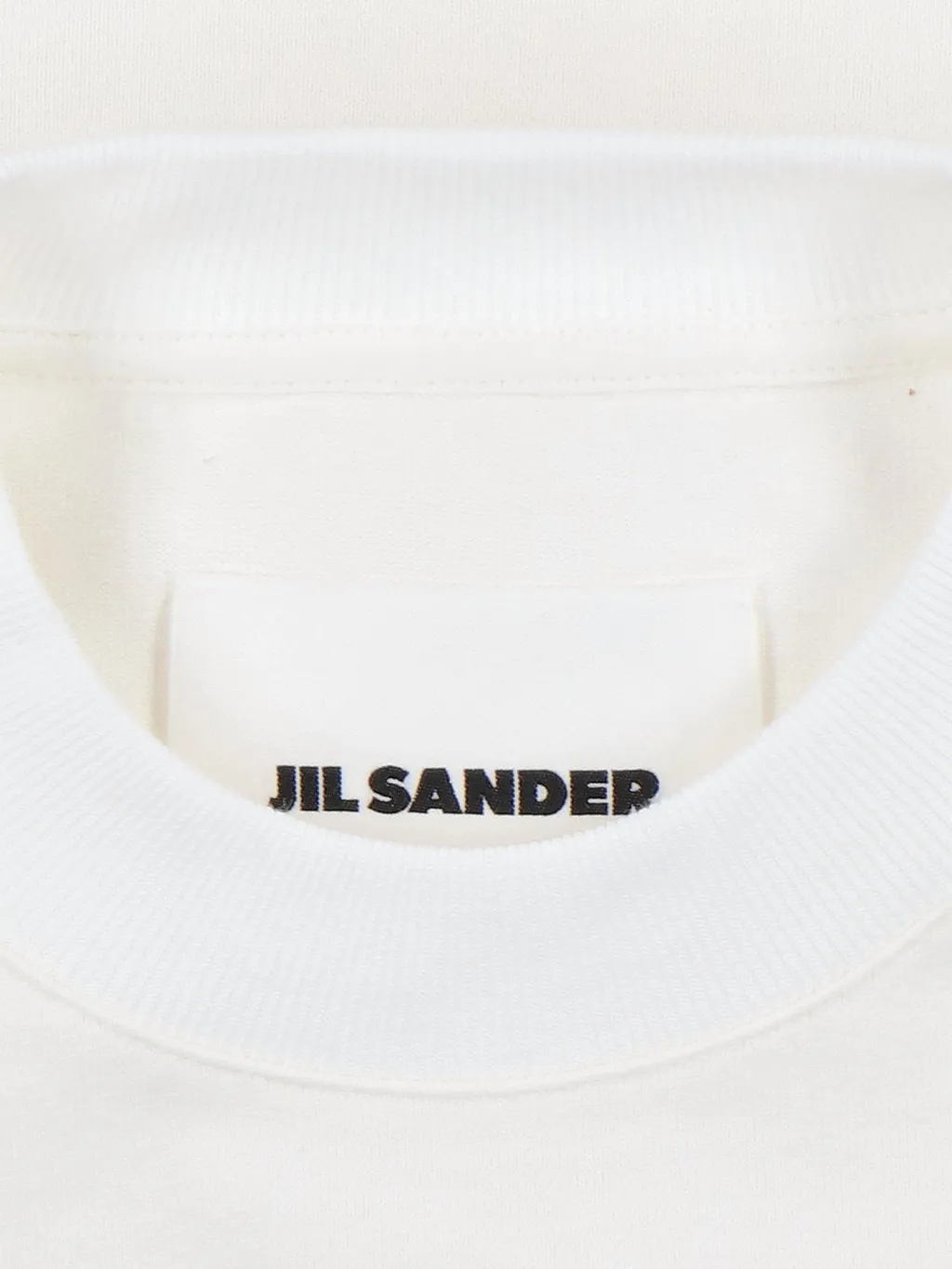 Jil Sander Logo Printed Long-Sleeved T-Shirt
