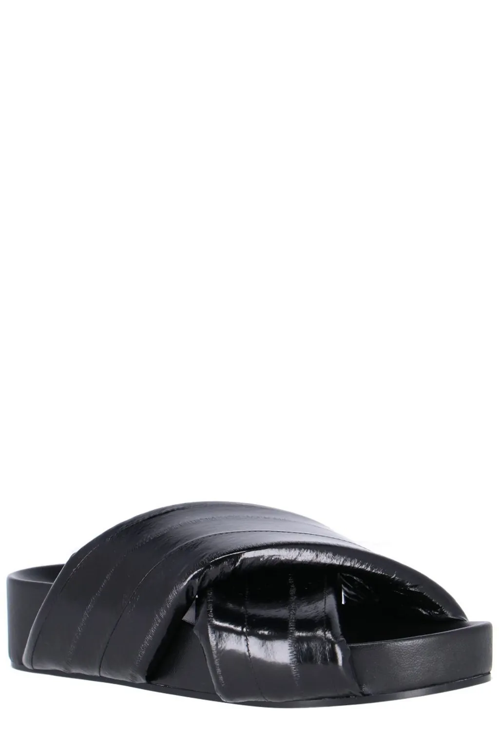 Jil Sander Cross-Over Open-Toe Sandals