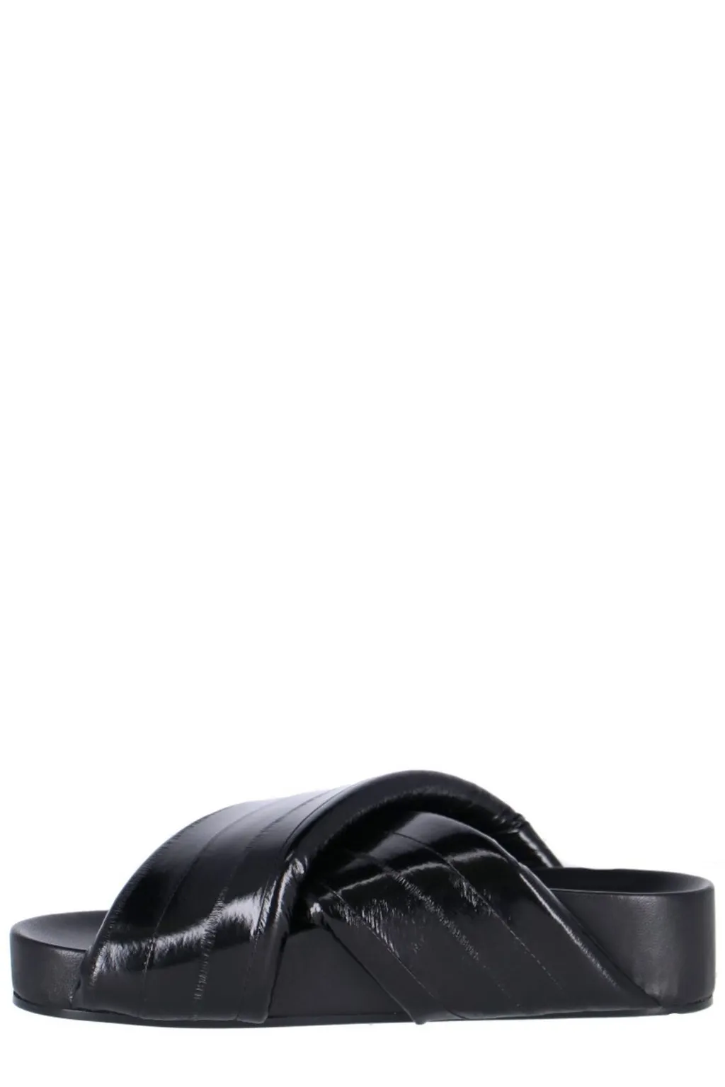Jil Sander Cross-Over Open-Toe Sandals