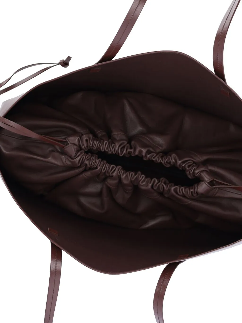 Jil Sander Logo Printed Drawstring Shoulder Bag