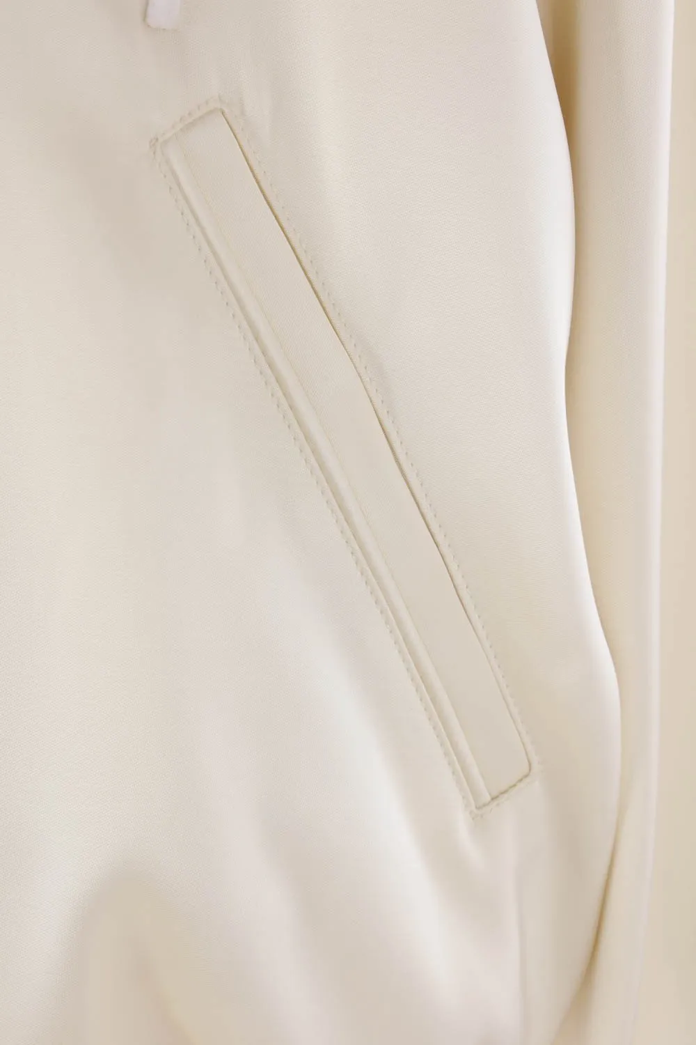 Jil Sander Duchess-Satin Zip-Up Jacket