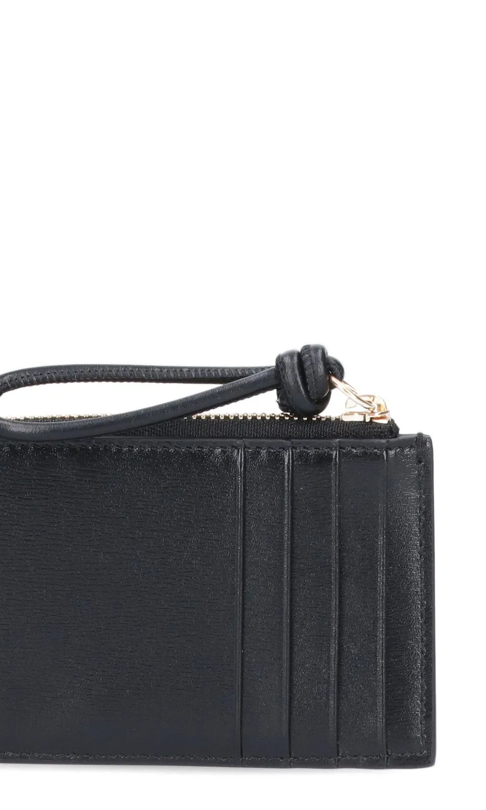 Jil Sander Logo Embossed Zipped Cardholder