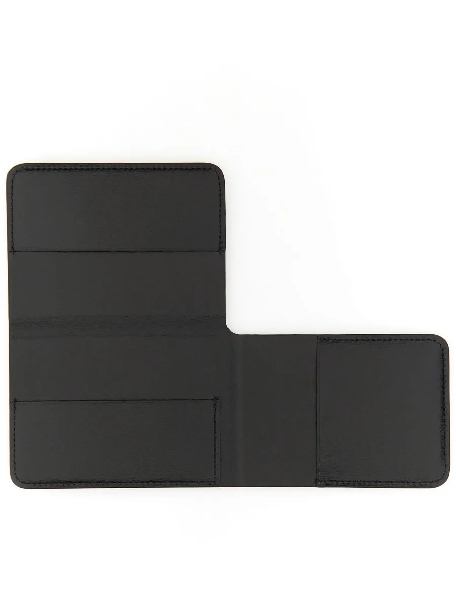 Jil Sander Logo Printed Bi-Fold Wallet