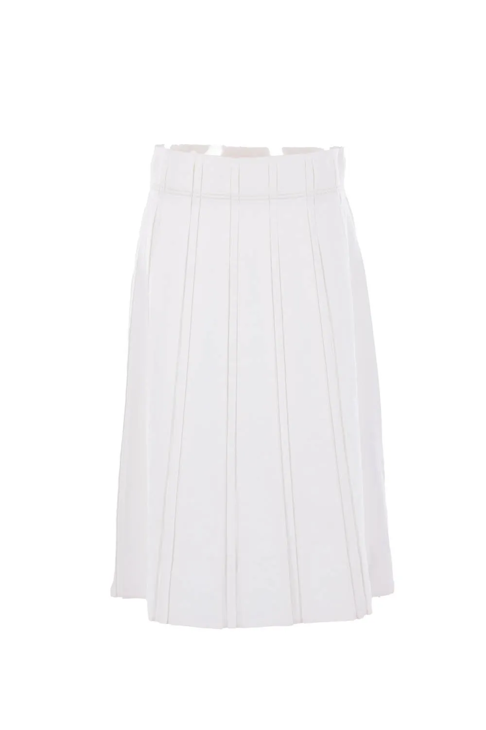 Jil Sander High Waist Pleated Midi Skirt