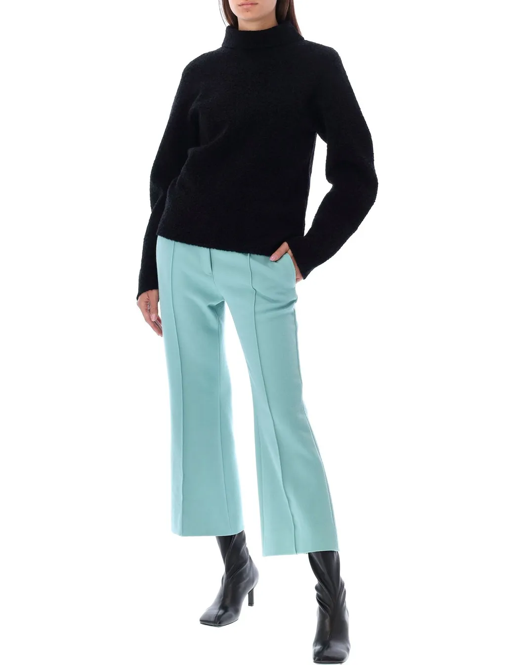 Jil Sander Flared Cropped Trousers
