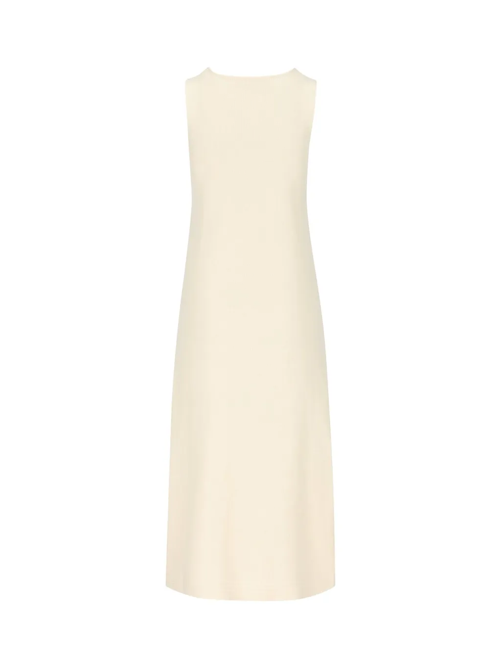 Jil Sander V-Neck Buttoned Ribbed Midi Dress