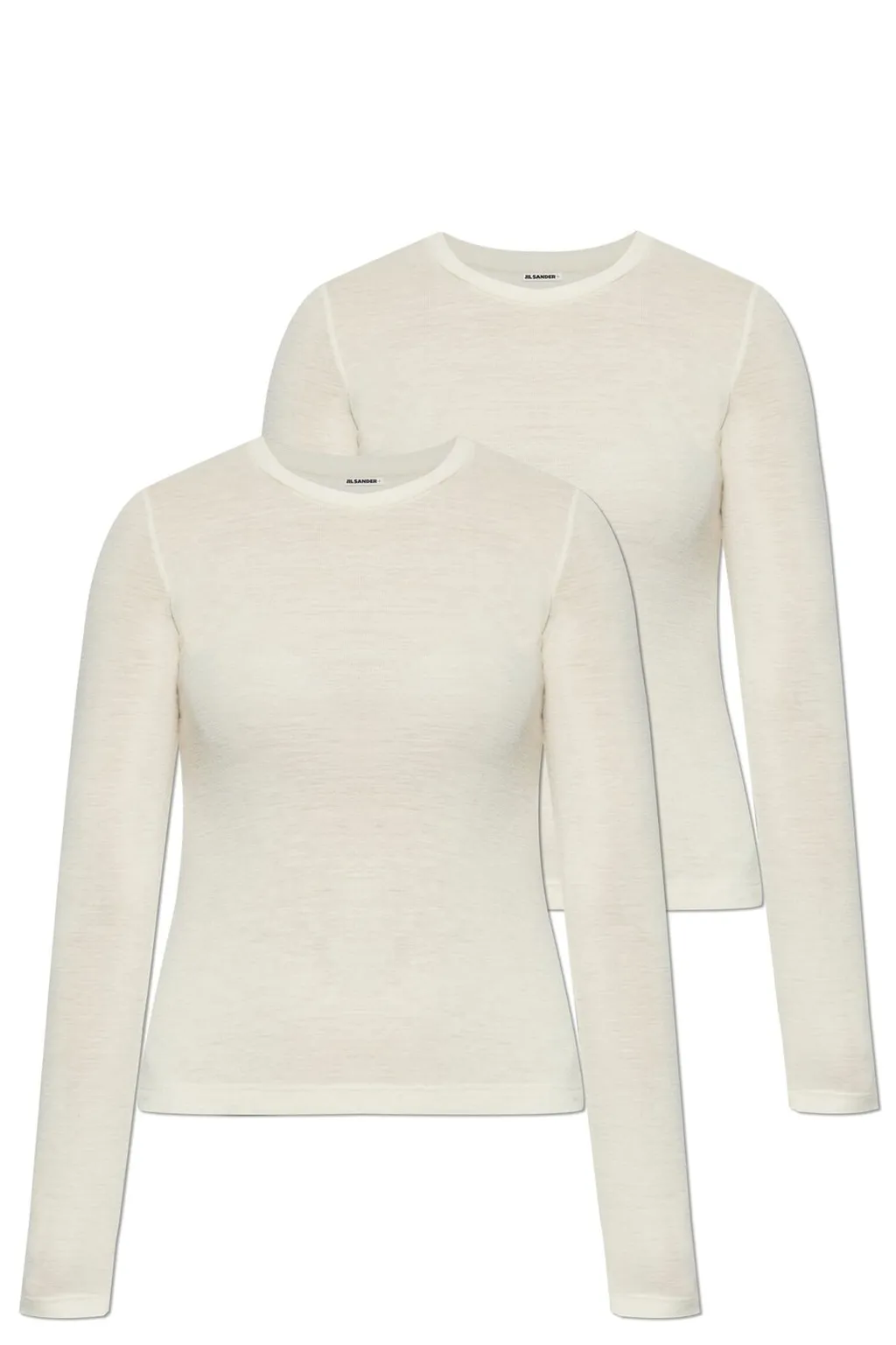 Jil Sander Long Sleeved Knitted Two Pack Tops