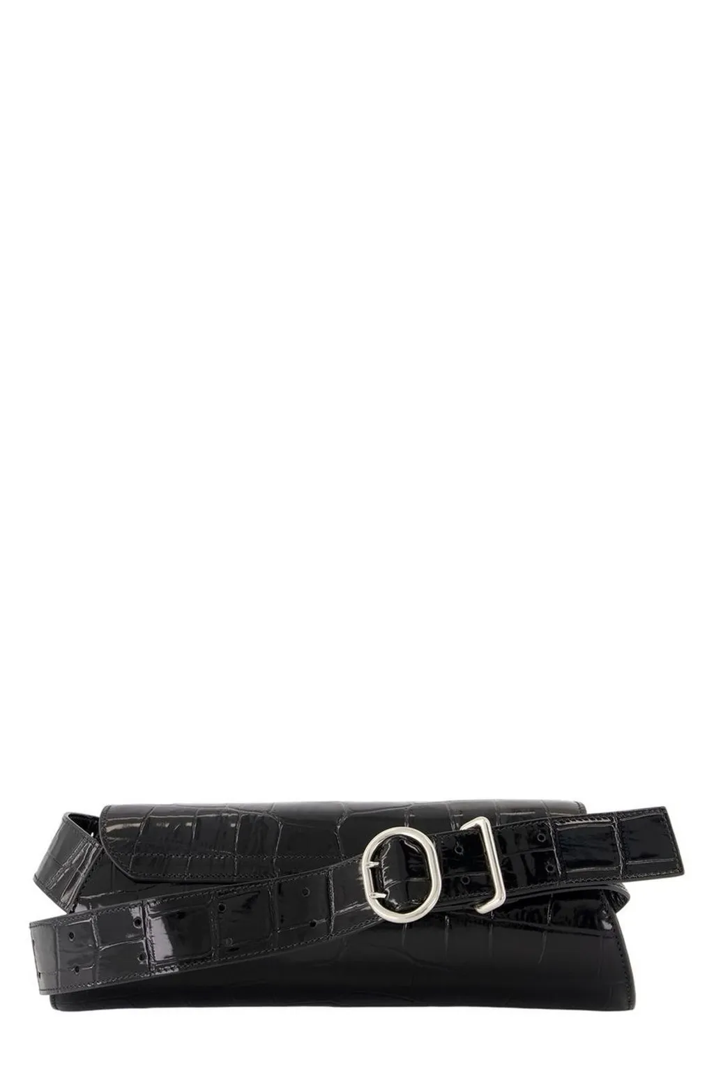Jil Sander Cannolo Embossed Small Shoulder Bag