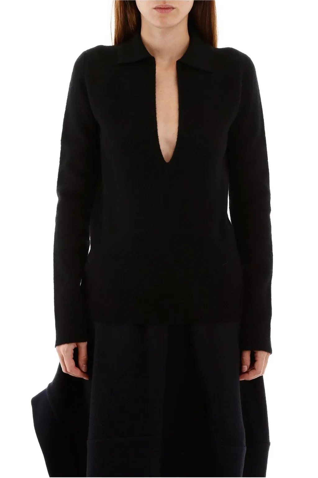 Jil Sander V-Neck Knitted Jumper