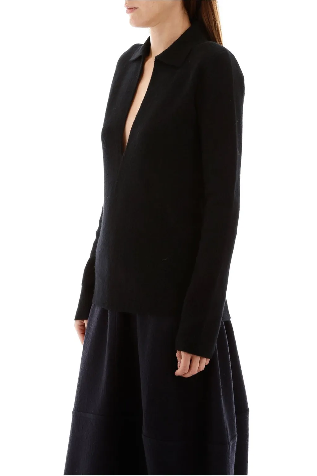 Jil Sander V-Neck Knitted Jumper