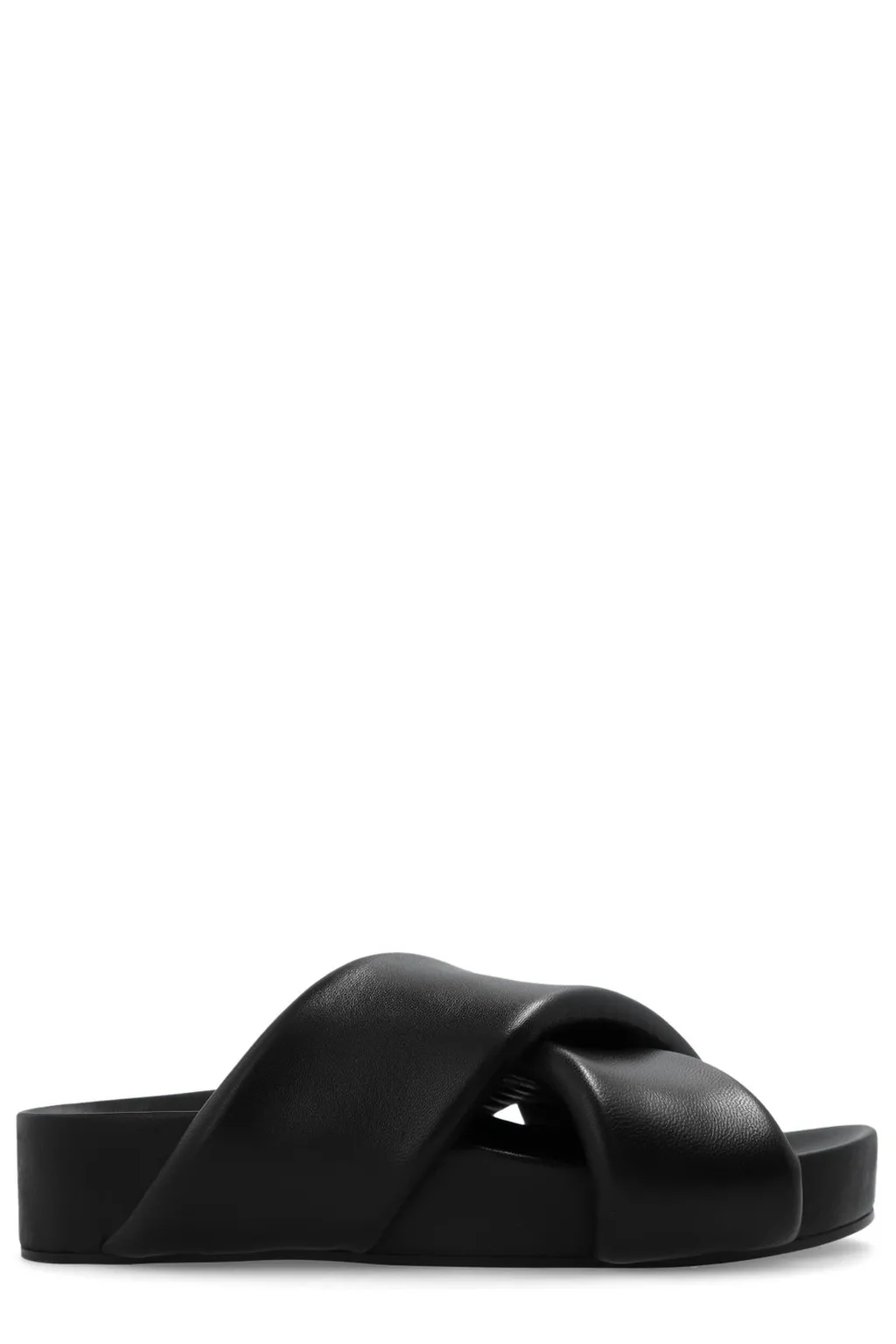 Jil Sander Cross-Over Open-Toe Sandals