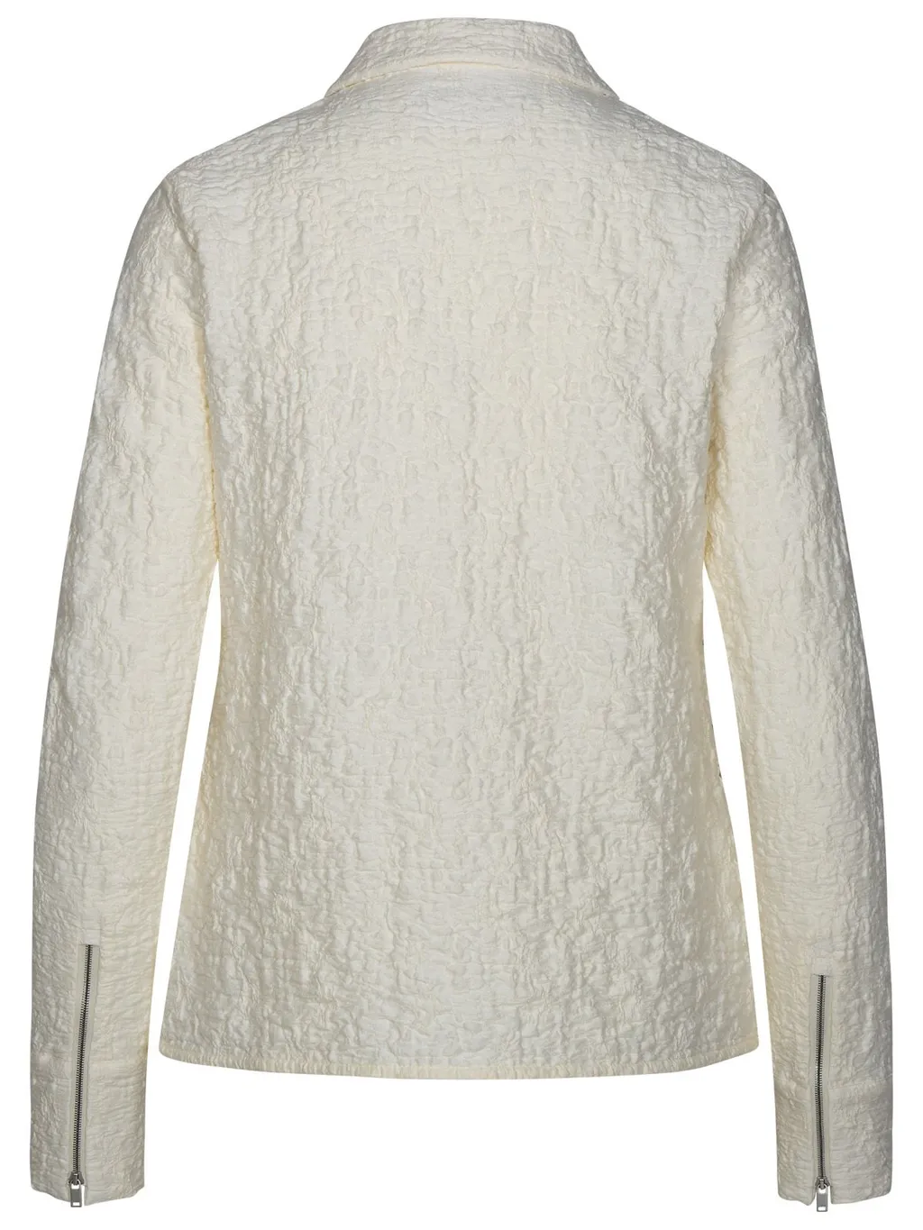 Jil Sander Zip-Up Crinkled Shirt