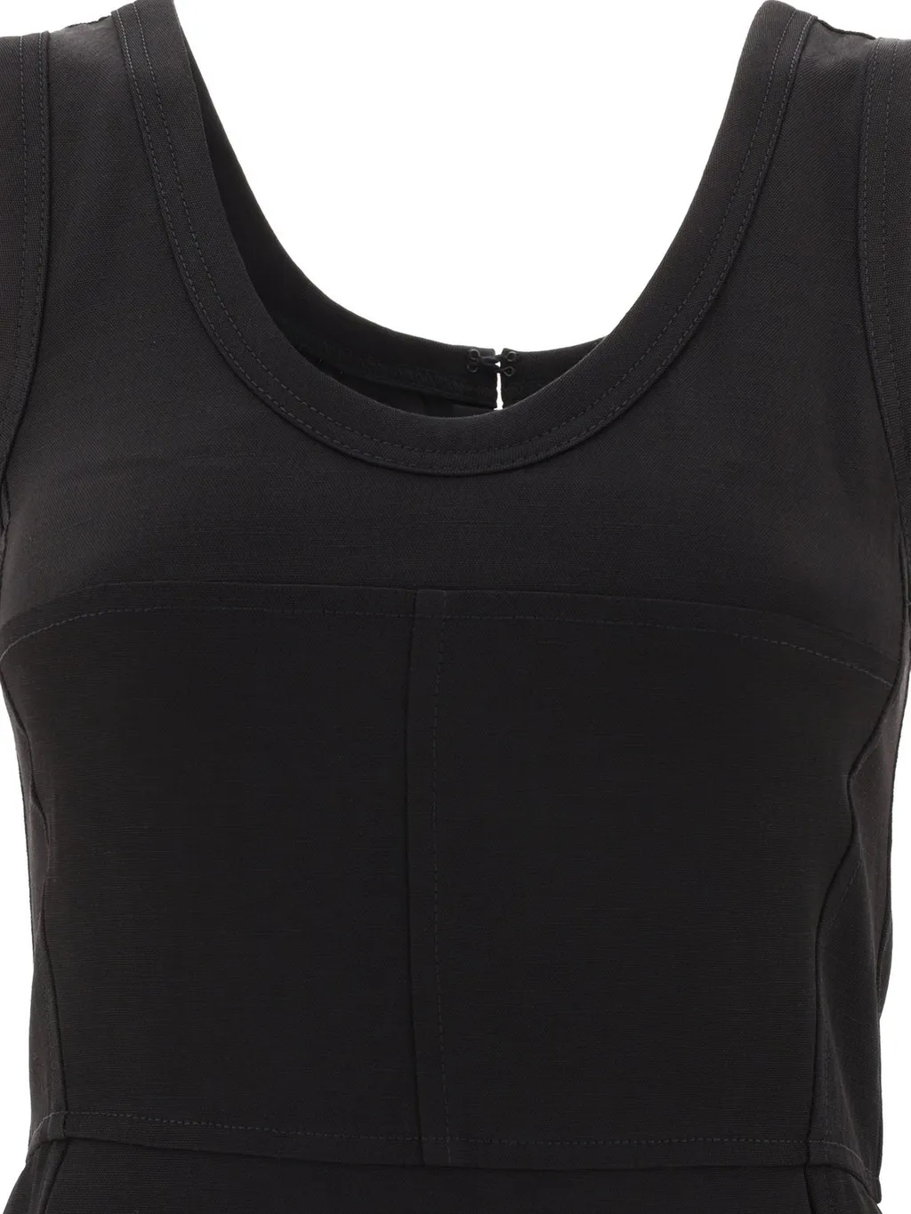 Jil Sander Sleeveless A-Line Zipped Mini Dress