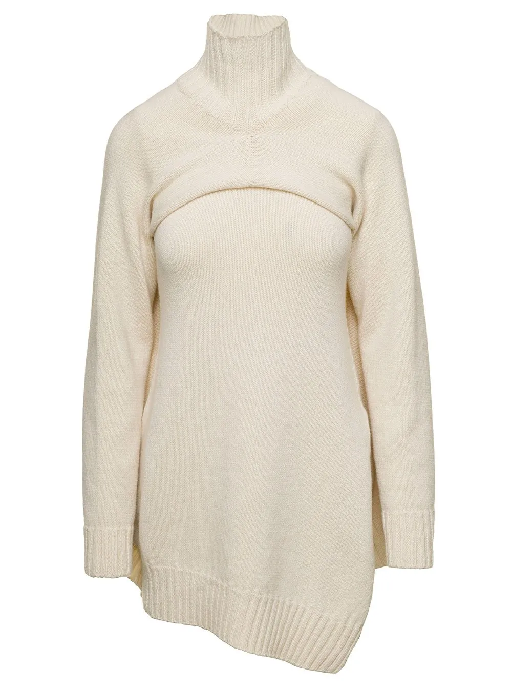 Jil Sander Two-Piece Highneck Sweater