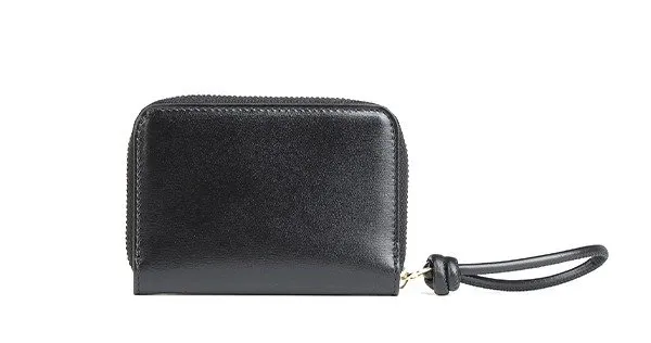 Jil Sander Logo-Plaque Zipped Wallet