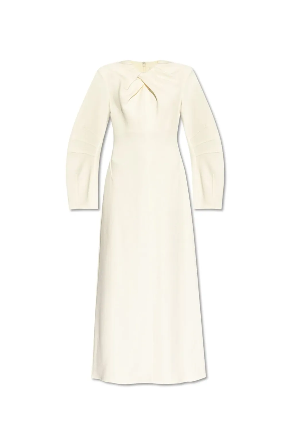 Jil Sander Knot-Detail Textuered Maxi Dress