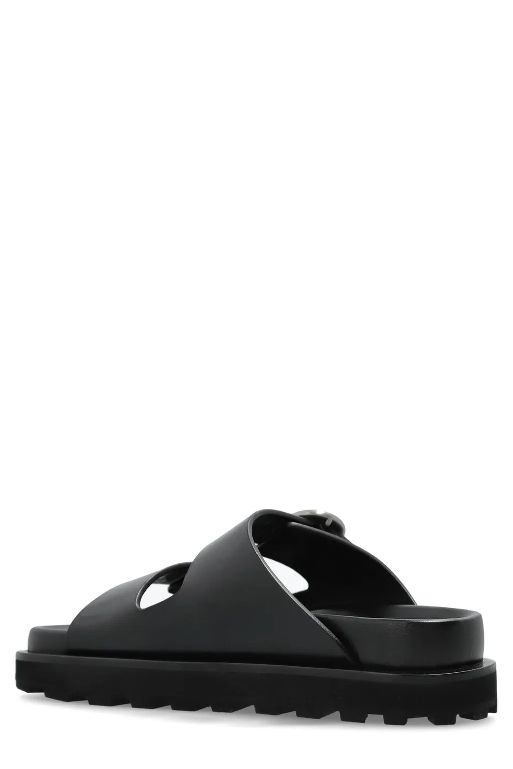Jil Sander Buckle Detailed Flat Sandals