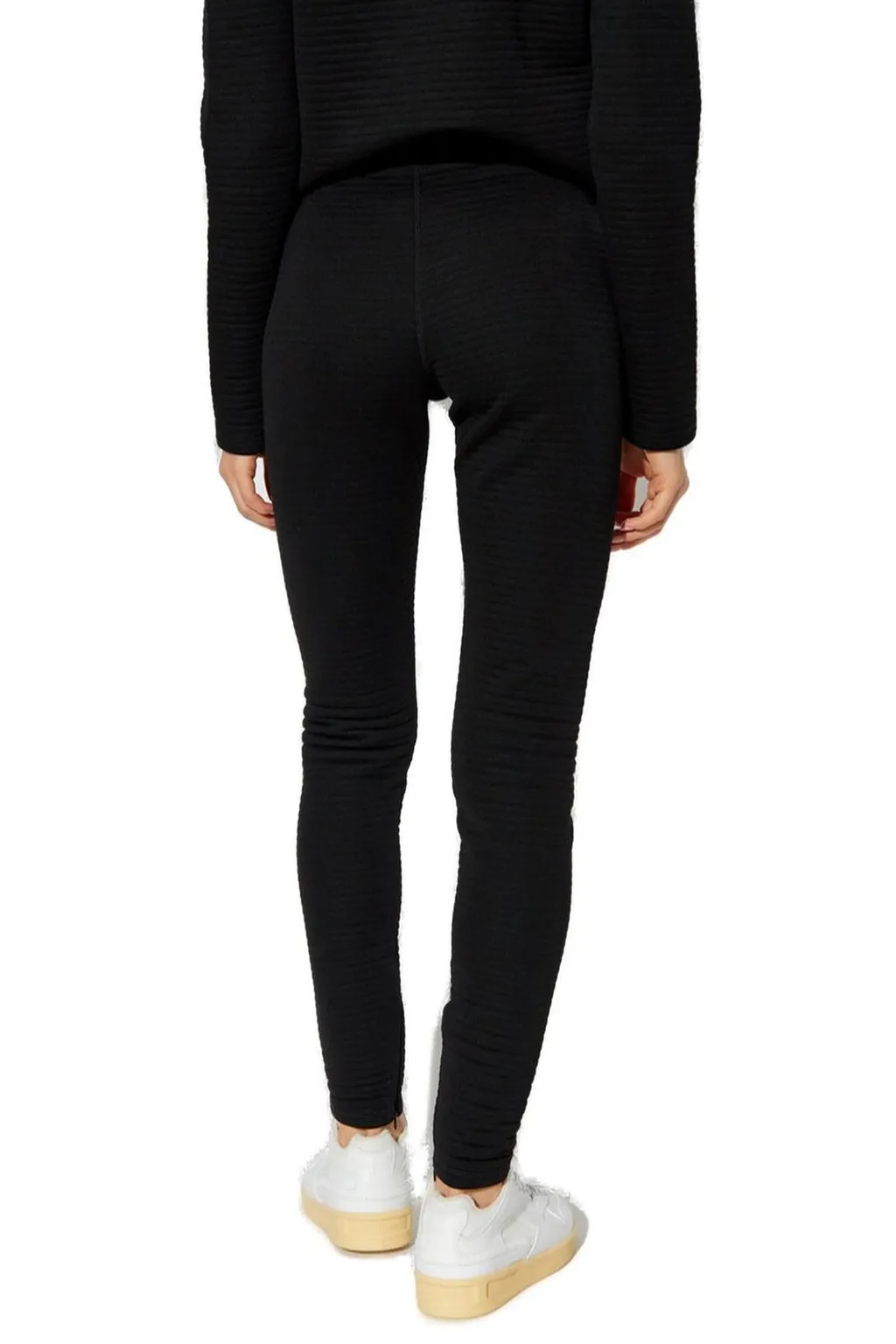 Jil Sander Logo-Patch Slim-Cut Ribbed Leggings