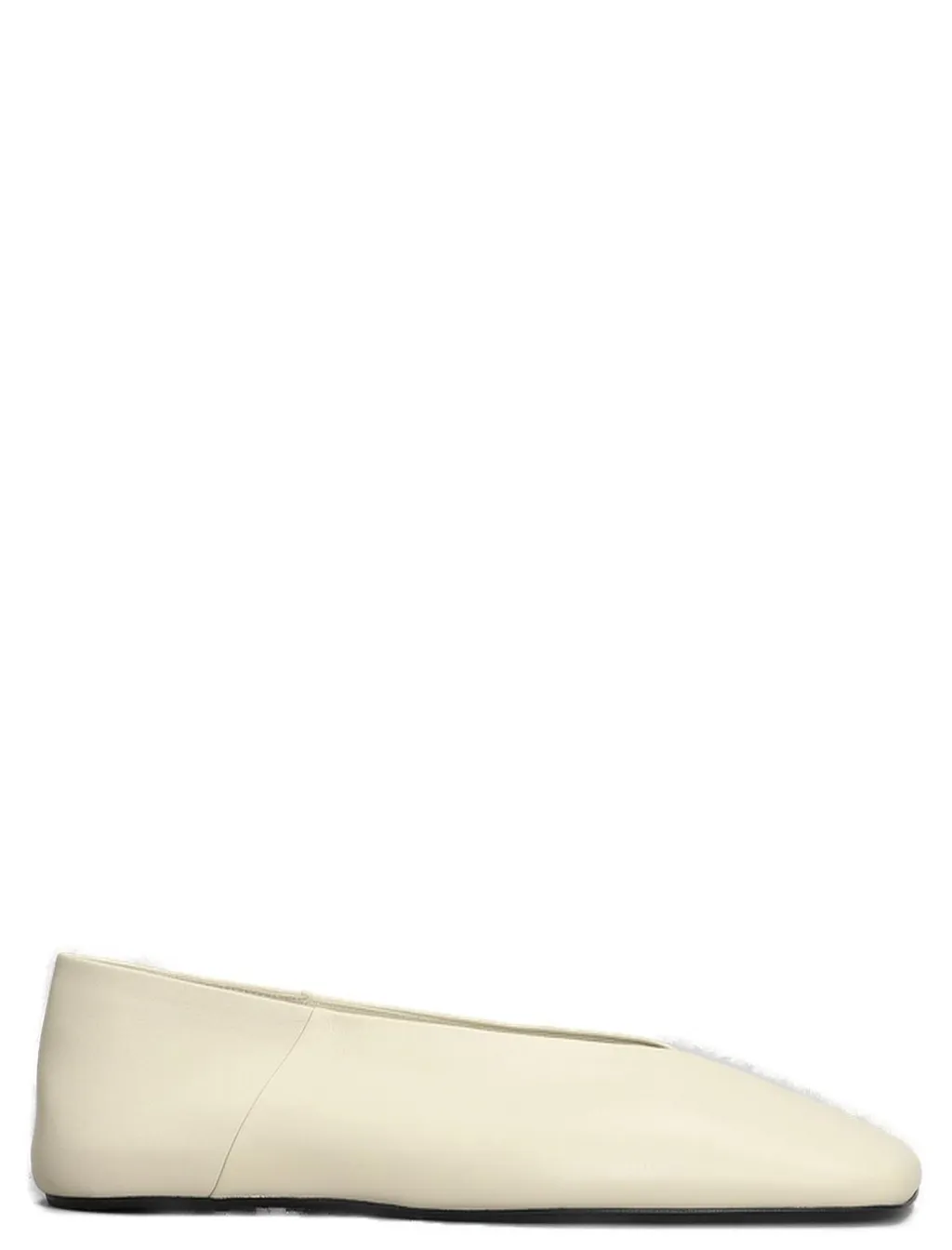 Jil Sander Square-Toe Ballerina Shoes