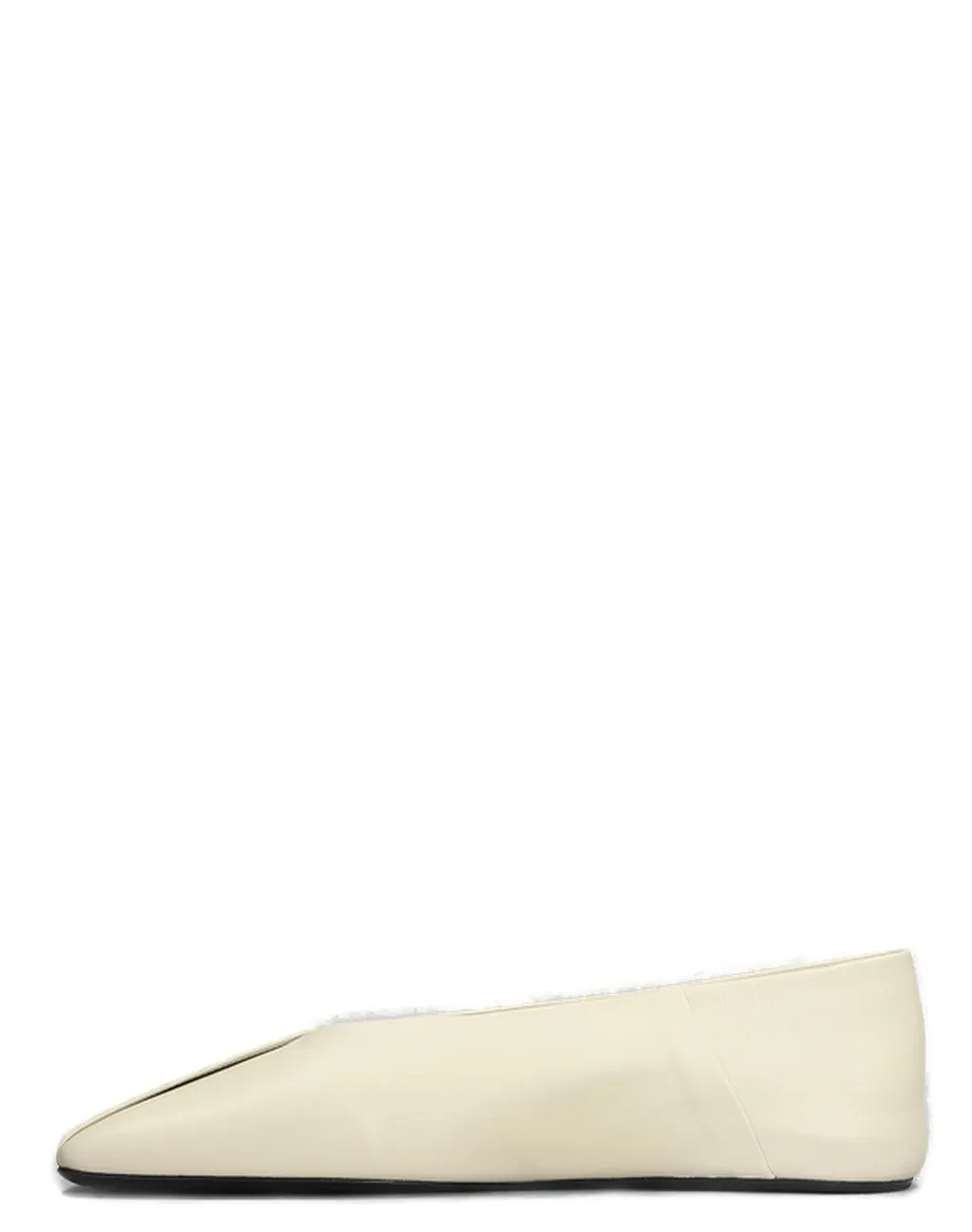Jil Sander Square-Toe Ballerina Shoes